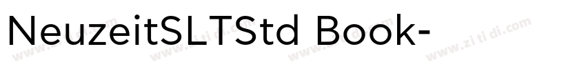 NeuzeitSLTStd Book字体转换